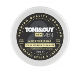 Toni & Guy Men Solid Stubble Cleanser čistiaci hydratačný krém na krátke fúzy a tvár 75 ml