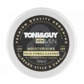 Toni & Guy Men Solid Stubble Cleanser čistiaci hydratačný krém na krátke fúzy a tvár 75 ml