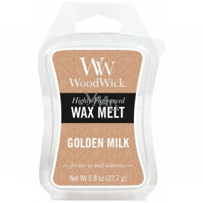 Woodwick Golden Milk - Zlaté mlieko vonný vosk do aromalampy 22.7 g