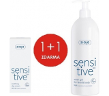 Ziaja Sensitive Skin SPF 20 upokojujúci denný krém na zníženie podráždenia 50 ml + Sensitive Skin krémový umývací gél na citlivú pleť 400 ml, duopack