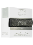 Millefiori Milano Icon Nero - Čierna vôňa do auta Odtiene kovovej tmavohnedej farby vonia až 2 mesiace 47 g