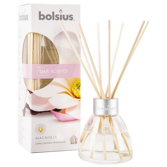 Bolsius Aromatic True Scents Magnolia - Magnólia difuzér s tyčinkami 45 ml