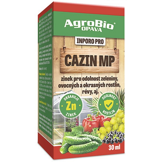 Agrobio Inporo Pro Cazin MP Zinok na ochranu zeleniny, ovocia a okrasných rastlín 30 ml