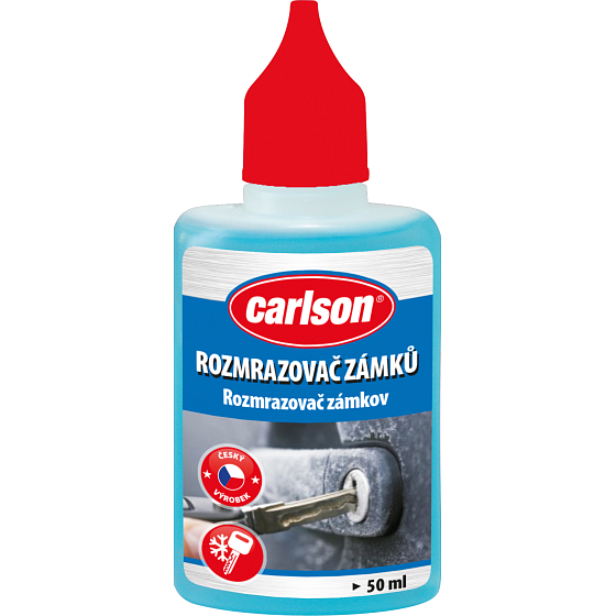 Carlson rozmrazovač zámkov, účinok po cca 1-2 minútach, 50 ml