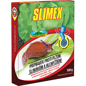 Slimex proti slimákom, k ochrane poľnohospodárskych plodín, zeleniny, ovocia proti slimákom, 100 g