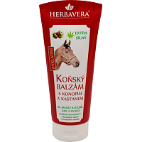 Herbavera Koňský balzám s konopím a gaštanom, 200 ml