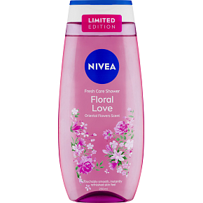 Nivea Floral Love Osviežujúci sprchový gél, 250 ml
