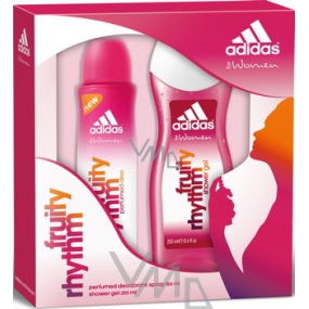 Adidas Fruity Rhythm dezodorant sprej 150 ml + sprchový gél 250 ml, darčeková sada