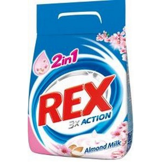 Rex 3x Action Almond Milk prášok na pranie 20 dávok 2 kg
