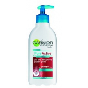Garnier Skin Naturals Pure Active gél k hĺbkovému čisteniu pórov 200 ml