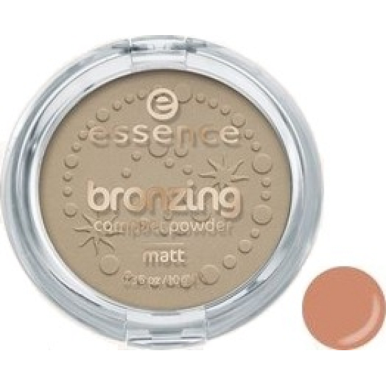 Essence Bronzing Compact Powder Matt púder 02 odtieň 10 g