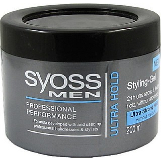 Syoss Men Ultra Hold stylingový gél 200 ml