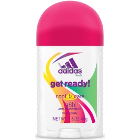 Adidas Cool & Care 48h Get Ready! antiperspirant dezodorant stick pre ženy 45 g