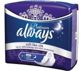 Always Platinum Ultra Night hygienické vložky s krídelkami 7 kusov