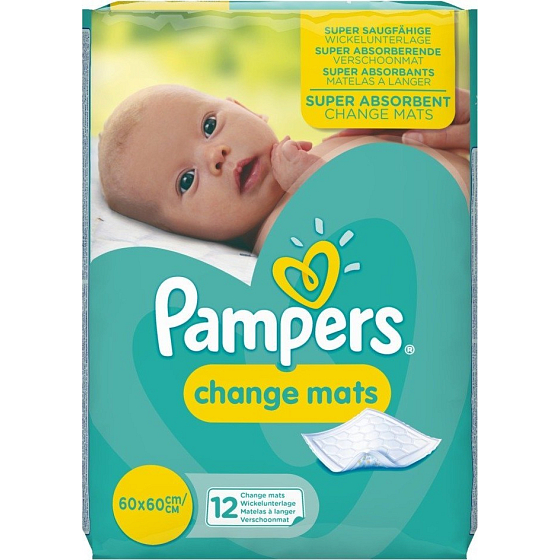 Pampers Change Mats prebaľovacie podložky 12 kusov