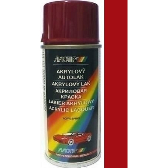 Motip Škoda Akrylový autolak sprej SD 8151 Červená corrida 150 ml