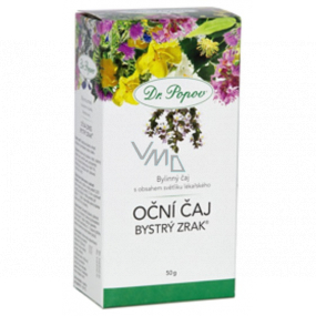Dr. Popov Bystrý zrak bylinný čaj s obsahom očianky rostkovovej 50 g