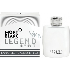 Montblanc Legend Spirit toaletná voda pre mužov 4,5 ml, Miniatúra s rozprašovačom