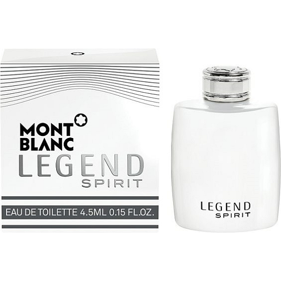 Montblanc Legend Spirit toaletná voda pre mužov 4,5 ml, Miniatúra s rozprašovačom