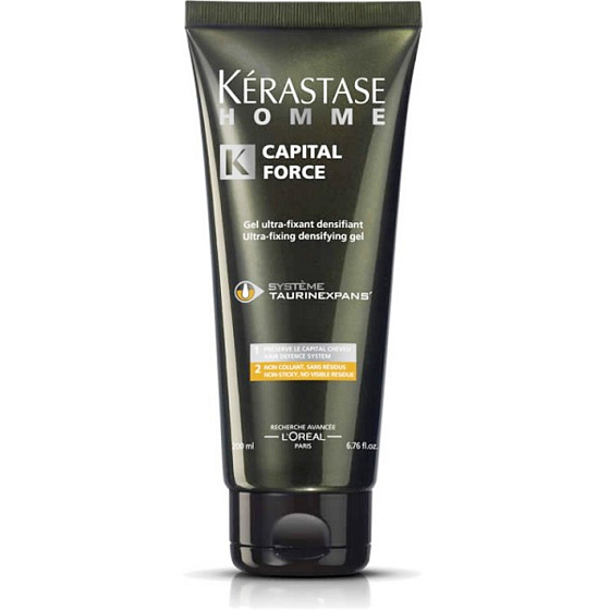 Kérastase Homme Capital Force Densifying Gél Zhusťujúca ultra pevný gél na vlasy pre mužov 200 ml
