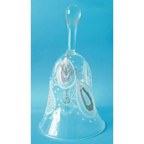 Zvonček sklenený 11,5 cm