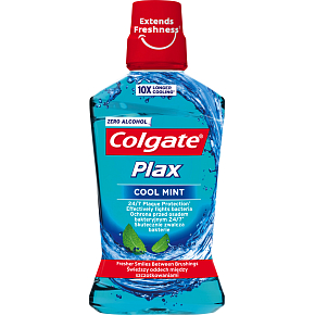 Colgate Plax Cool Mint ústna voda bez alkoholu, 500 ml