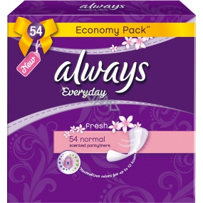 Always Everyday Normal Fresh slipové intímne vložky 54 kusov