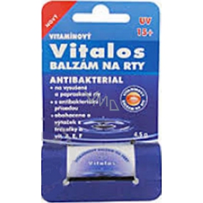 Vitalos ANTIBAKTERIAL vitamínový UV + 15 balzam na pery 4,5 g