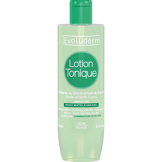 Evoluderm Toning Lotion pleťové tonikum pre mastnú a zmiešanú pokožku 250 ml