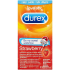 Durex Strawberry kondóm s jahodovou príchuťou pre extra zábavu nominálna šírka: 56 mm 12 kusov