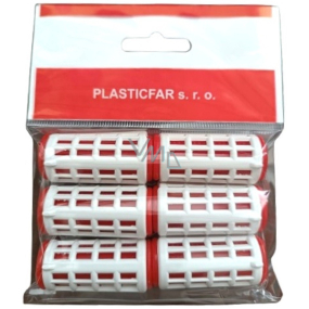 Plastic Nova natáčky varná malá 18 mm balenie 6 kusov