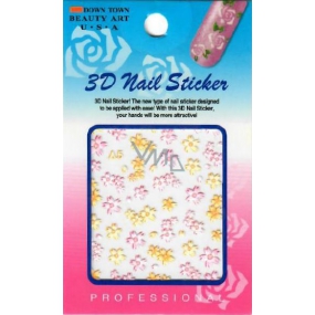 Nail Stickers 3D nálepky na nechty 1 aršík 10100 A5