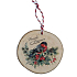 Bohemia Gifts Ručne vyrábaná vianočná ozdoba drevená Ptáček 6 cm