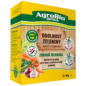 AgroBio Inporo Zdravá zelenina 1 x 10 g + Inporo Rast zeleniny 1 x 10 g - odolnosť zeleniny súprava z baktérií