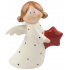 Anjel porcelánový s hviezdou 10 cm na postavenie