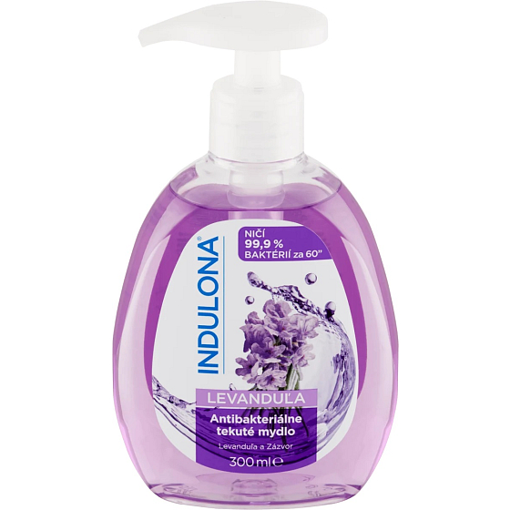 Indulona Levanduľa antibakteriálne tekuté mydlo dávkovač 300 ml