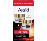 Astrid Bioretinol denní krém proti vráskám 50 ml + noční krém proti vráskám 50 ml, duopack