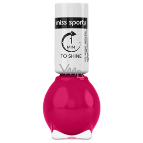 Miss Sporty 1 Min to Shine lak na nechty 123 7 ml