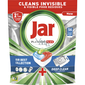 Kapsule do umývačky riadu Jar Platinum Plus Deep Clean 56 kusov