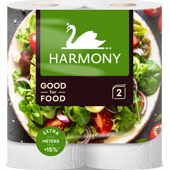 Harmony Good For Food 2vrstvové kuchynské utierky, 2 role