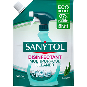 Sanytol náplň dezinfekčný univerzálny čistiaci prostriedok, eukalyptus 1 l