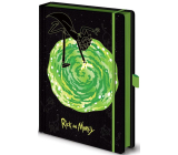 Epee Merch Rick and Morty premium Poznámkový blok A5 15 x 21 x 2 cm