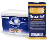 Chloramid Halamid T Univerzálny chlórový dezinfekčný prostriedok 2 kg