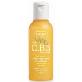 Ziaja Vitamín C.B3 Niacinamide pleťové tonikum s kyselinou 1% aha + pha 120 ml