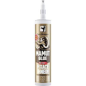 Den Braven Mamut Glue High Tack univerzálne montážne lepidlo, čierne, 290 ml