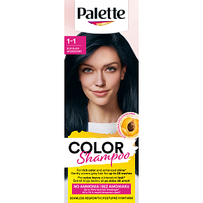 Schwarzkopf Palette Color Shampoo farba na vlasy 339 modročierna 50 ml Schwarzkopf Palette Color Shampoo farba na vlasy 339 modročierna 50 ml