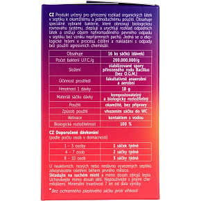 Forte Professional biologický aktivátor septikov 16 dávok