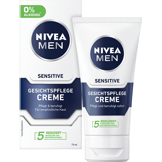 Nivea Men Sensitive upokojujúci pleťový krém 75 ml