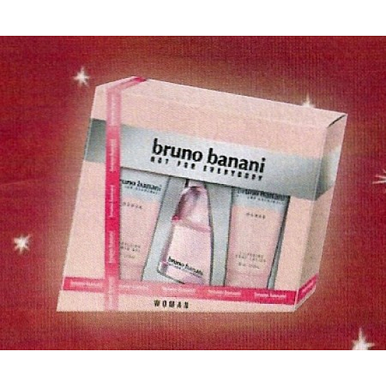 Bruno Banani Woman toaletná voda 20 ml + sprchový gél 50 ml + telové mlieko 50 ml, darčeková sada