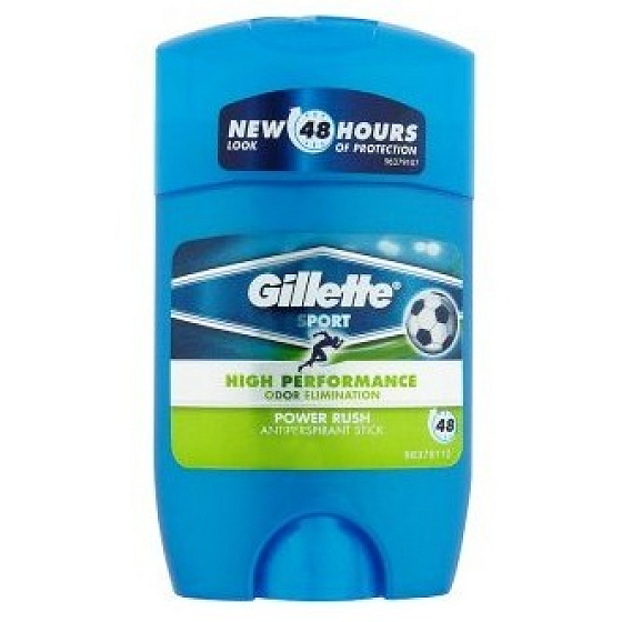 Gillette 3x System Power Rush antiperspirant dezodorant stick pre mužov 48 ml